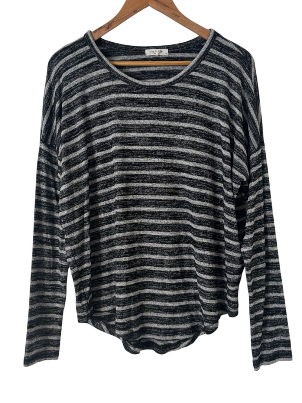 Rag & Bone The Knit Striped Long-Sleeve Top - Picture 2 of 4